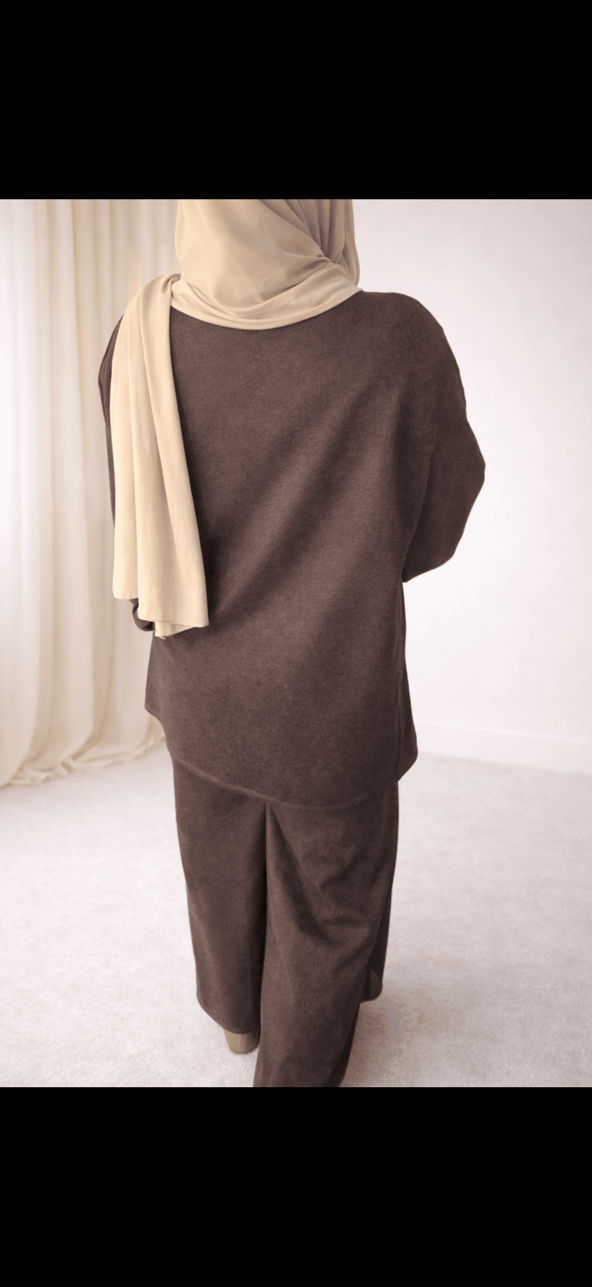 Ensemble polaire  - marron